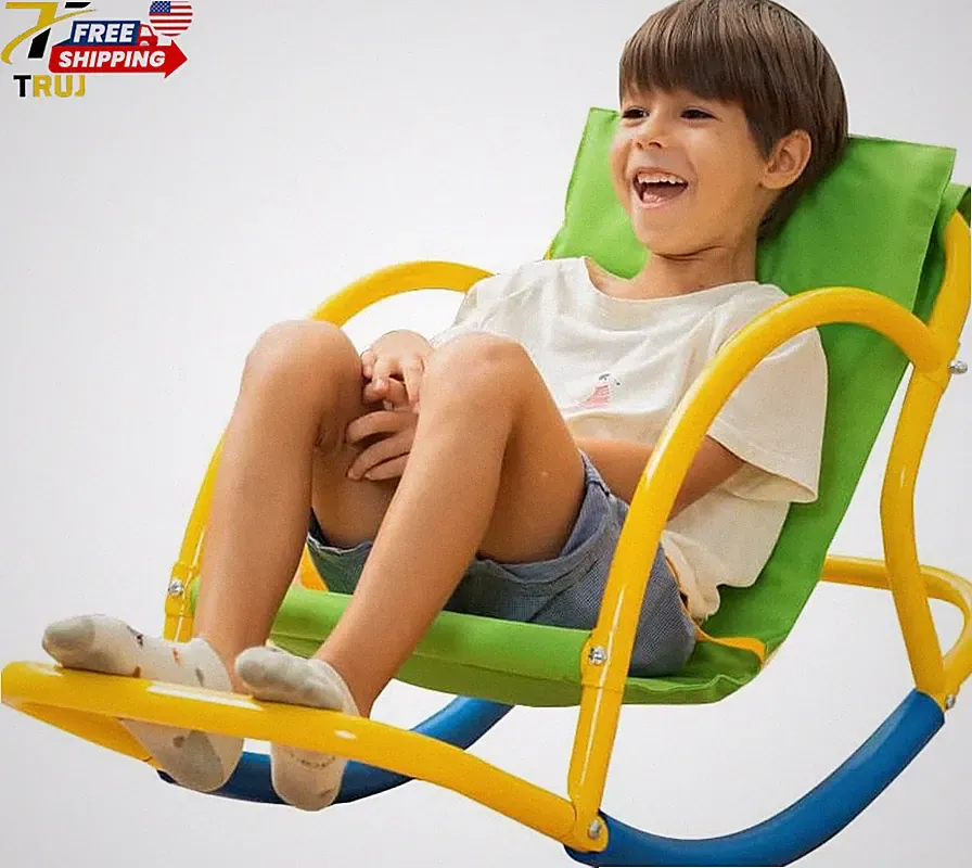 Kids' Recliners Sensory Autism Spinning Chair Rocking Seesaw Chair FREE SHIPPING