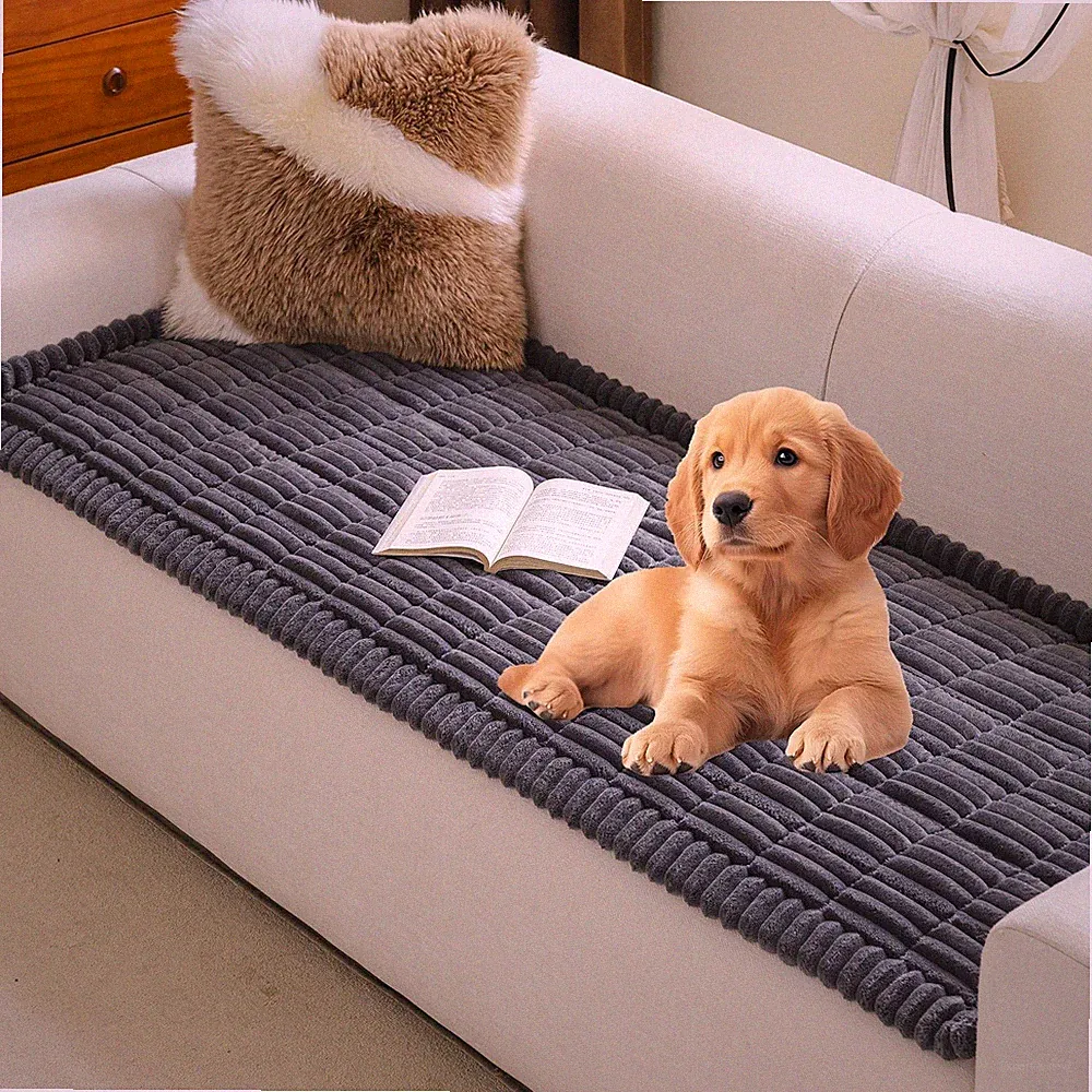 MYSKY HOME Couch Covers for 3 Cushion Sofa Pet Friendly, Couch Cover for Dogs...