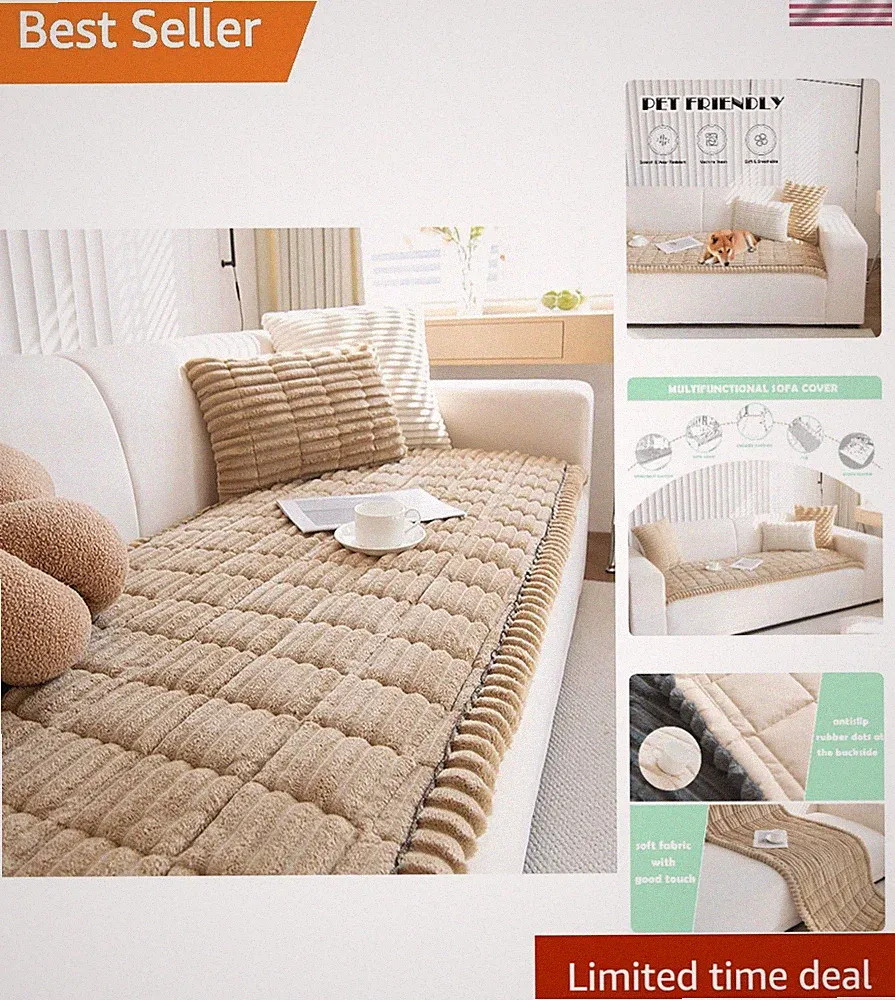Pet Couch Cover Dogs Washable Non-Slip Sofa Protector Pet Friendly Mat