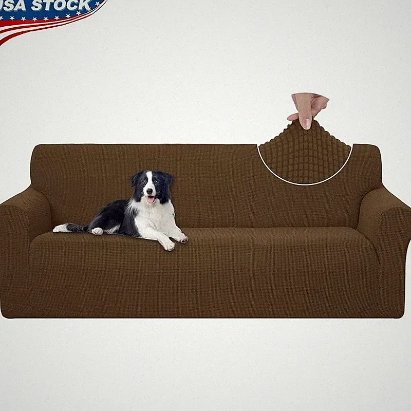 Stretch Couch Cover Non-Slip Washable Durable Pet-Friendly Sofa Protector New